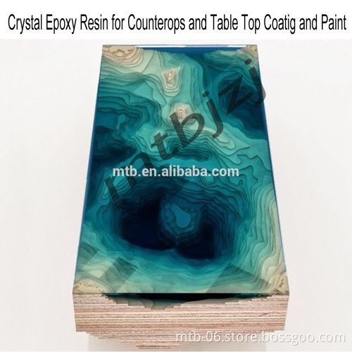 Top Glass Epoxy Resin for Wood Table and Furnitures